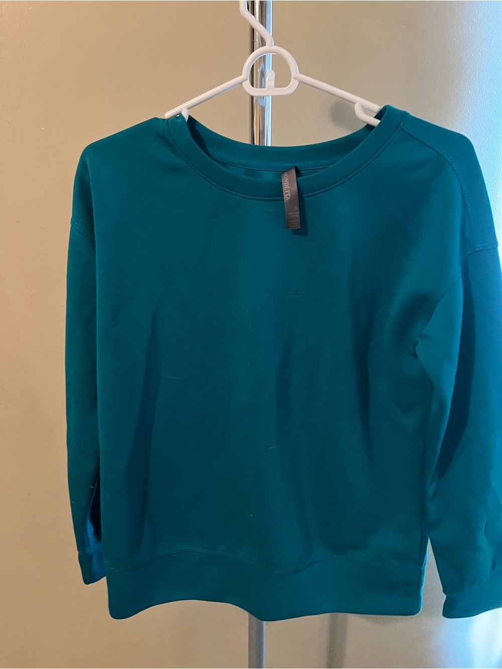 Everyday Teal Crewneck Sweater - Classic Women's Pulloversuper Cozy